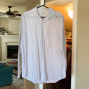Banana Republic, striped button down